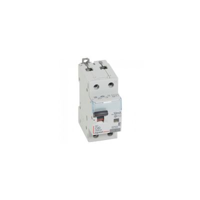 411006 Disjoncteur Différentiel 40a - 30ma - Type Ac - 1p+n - 2 Modules - Neutre à Droite - Auxiliarisable - Legrand
