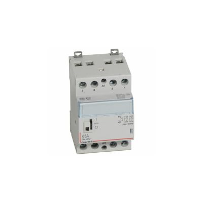 412557 Legrand - Contacteur Jour Nuit Triphasé 4p Bobine 230v - 63a - Contact 4nf - 3 Modules