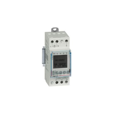 412654 Horloge Astronomique Legrand - Digital - 1 Sortie - 16a - 230v - Réserve De Marche 5 Ans - 2 Modules