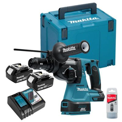 Perfo-burineur 18V LXT SDS-Plus  2J (2x5,0 Ah) en MAKPAC - MAKITA DHR243RTJ