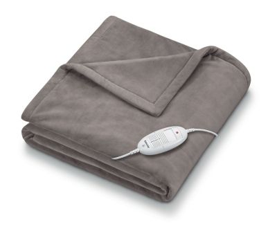 Beurer Couverture chauffante extra cosy HD 75 Gris Marron - vue 3