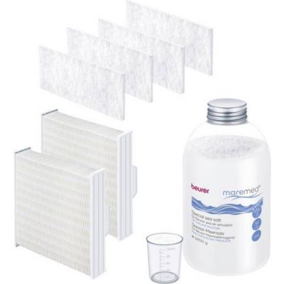 Beurer 68121 MK 500 Kombi Set - sel marin spécial 1250 g et filtres maremed