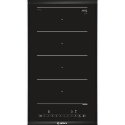 Table domino induction 30cm 2 feux 3700w noir Bosch PXX375FB1E serie 6