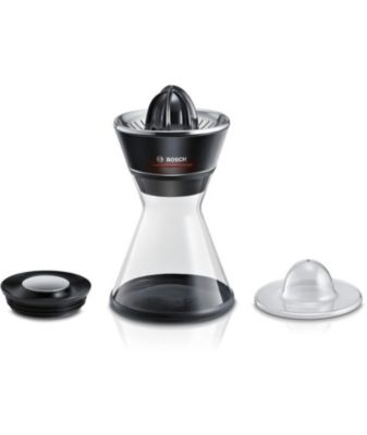 Bosch Presse-agrumes - MCP72GPB VitaStyle Citro - Noir / inox brossé - 40 W - LED - récipient verre 1 L - cône universel - vue 4