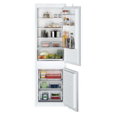 Réfrigérateur combiné intégrable à glissières 260l blanc Siemens KI86NNSE0