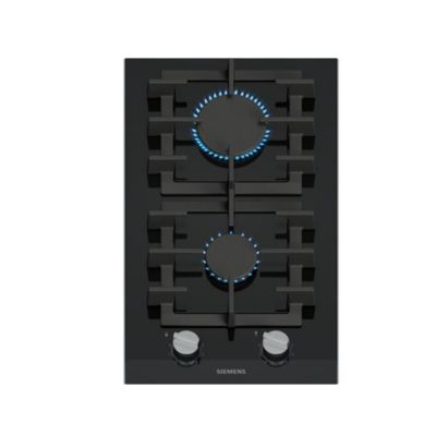 Domino gaz 30cm 2 feux noir Siemens ER3A6BI40 iq700