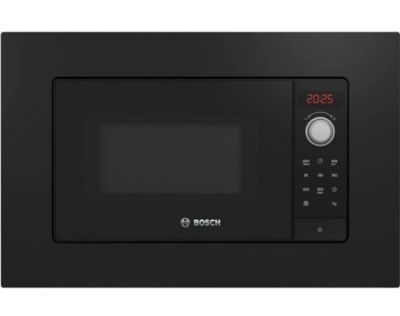 Micro-ondes solo 20l 800w encastrable noir Bosch BFL623MB3