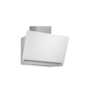 Hotte décorative inclinée 80cm 51db 432m3/h blanc Bosch DWK81AN20