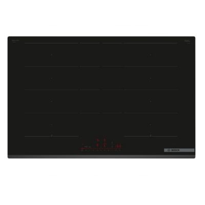 Table de cuisson induction 80cm 4 feux 7400w noir Bosch PXY83KHC1E