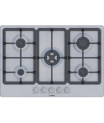 Table Gaz Bosch PGQ7B5K90 – 5 Foyers, Brûleur Wok, Inox - vue 6