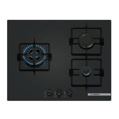 Table de cuisson gaz 60cm 3 feux 7300w Bosch PNC6B6K30 série 4