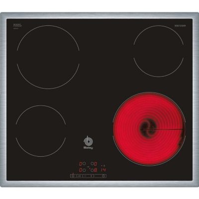 Plaque de cuisson vitroceramique balay 3eb720xr 4 foyers 6600 W 58.3 cm