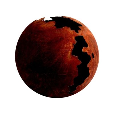 Sphère décorative craquelée roulle D. 30 cm