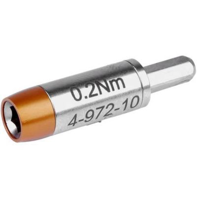 BERNSTEIN Tools for Electronics Bernstein Werkzeugfabrik 4 972 Adaptateur de couple de serrage préréglé 6 pans intérieurs 0.2 Nm max