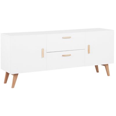 Buffet scandinave enbois d'ingénierie blanc MEET