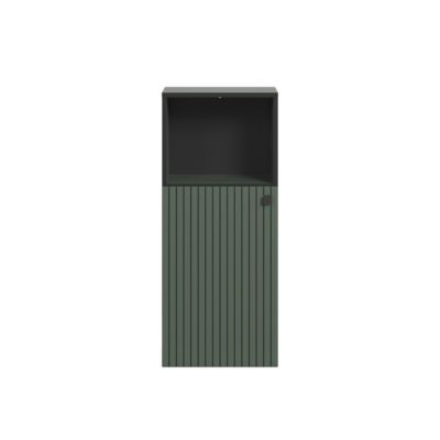 Rangement bas de salle de bain 1 porte et 1 niche L40 cm - PUREBLISS