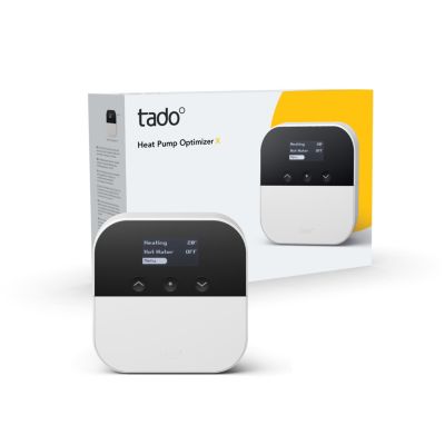 Optimisateur de pompe à chaleur X Tado noir et blanc