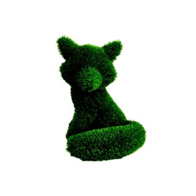 Renard assis en gazon synthétique Penez Herman 7074355 H.50 cm