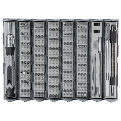 Kit doutils de précision Kunzer 126 pièces Acier CRV Boîte de rangement robuste Mini embouts courants - vue 2