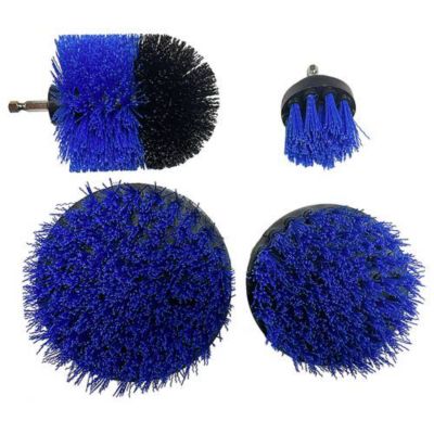 Kunzer 7RBU04 Kit de 4 brosses pour perceuse entraînement 6 pans 6 35 mm usage universel