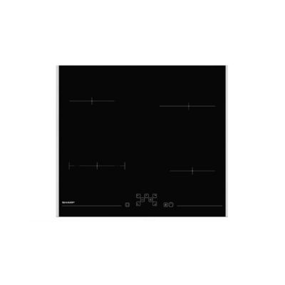 Sharp Table de cuisson vitrocéramique 59cm 4 feux 5900 noir KH6V08FT0K - vue 5
