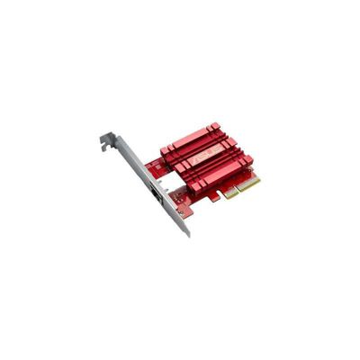 ASUS XG-C100C V3 carte reseau Ethernet 10Gb PCIe x1 1 port RJ45 Rouge