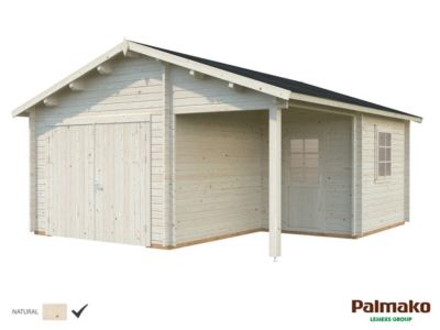 Garage double Roger Palmako bois 27m²