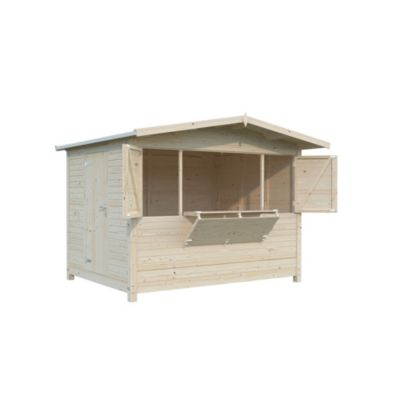 Kiosque de jardin Marian Palmako bois surface totale 6 2m²