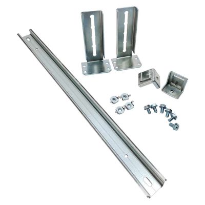 48242 Ide - Kit Rail Din 24 Modules Pour Coffret Atlantic Plus + Support De Fixation
