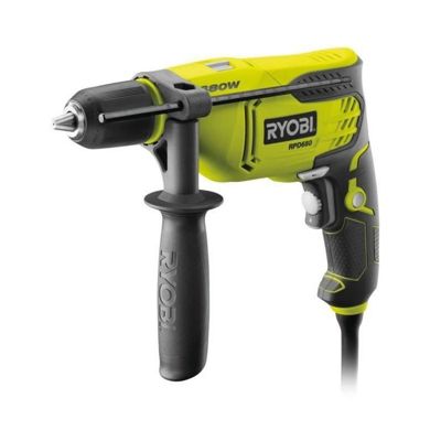 Perceuse À Percussion Ryobi RPD680-K – 680 W, Mandrin Auto-Serre 13 mm - vue 3