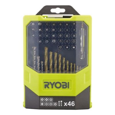 Ryobi C 46 accessoires mixtes : forets béton & métal + 31 embouts 25 mm PH / PZ / SL / HEX / T / TX / SQ - RAK46MIX Argent - vue 6