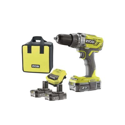 Perceuse-Visseuse à Percussion RYOBI R18PD3 – 18V, 50 Nm, 500-1800 tr/min, 2 Batteries 2Ah - vue 4
