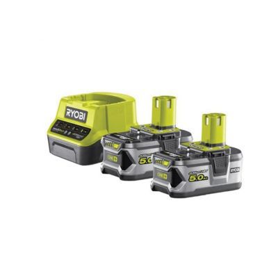 Chargeur de batterie + 2 batteries Ryobi One+ 18V - 5Ah