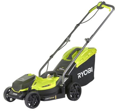 Tondeuse sans fil sans batterie 18 V - largeur de coupe 33 cm - hauteur de coupe 25 à 65 mm - bac 35 L - Ryobi OLM1833B