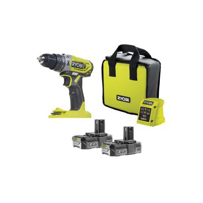 Perceuse-Visseuse à Percussion RYOBI R18PD2-220S – 18V, 40 Nm, 2 Vitesses - vue 6