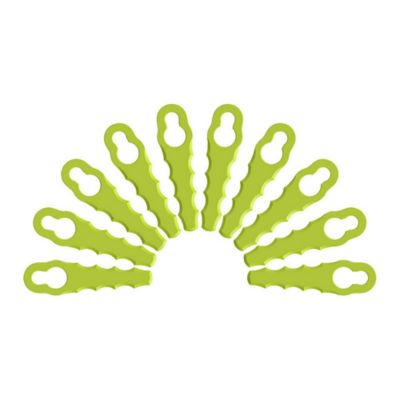 Lot de 10 lames de rechange RYOBI pour têtes double lames dentelées RAC158 - vue 2