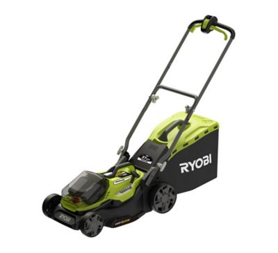 Tondeuse sans fil avec batterie 18 V - largeur de coupe 37 cm - hauteur de coupe 20 à 70 mm - bac 45 L - Ryobi RY18LMX37A-150