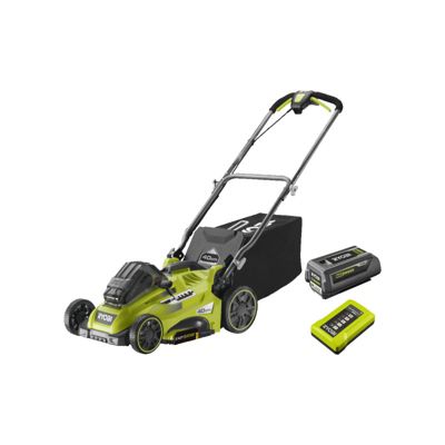 RYOBI Tondeuse 36V MAXPOWER Power Assist™ Ø coupe 40 cm ramassage et mulching + batterie 5 0 Ah & chargeur RLM36X41H50PG - vue 7