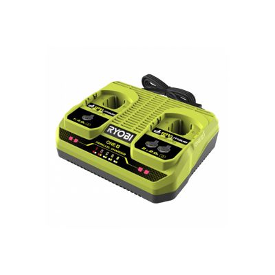 Chargeur simultané 2 ports 18V RYOBI - 2,0 et 4,0Ah