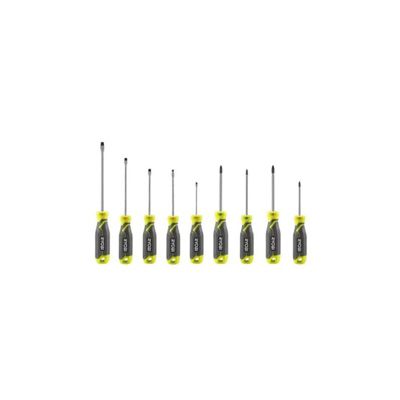 Jeu de 9 tournevis magnétiques RYOBI - RHSDS9PC