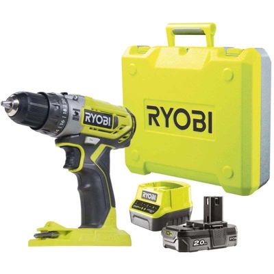 Perceuse-Visseuse à Percussion RYOBI R18PD2-120B – 18V, 40 Nm, 2 Vitesses, 1 Batterie 2Ah - vue 6