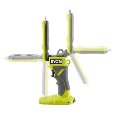 Lanterne LED compacte RYOBI 18V 3 intensités : 800 / 400 / 100 Lumens Rabattable et avec crochet - vue 2