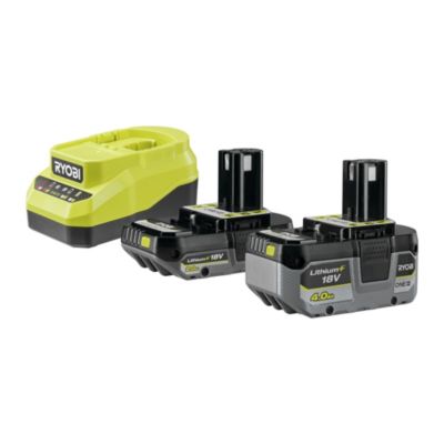 Starter Set Ryobi 1 batterie lithium 1 batterie compacte lithium+ 1 chargeur 2 - vue 2
