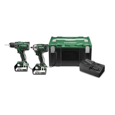 Pack HIKOKI KC18DPL Perceuse visseuse DS18DBSL + Visseuse à choc WR18DBDL2 2 x 5 0 Ah - vue 2