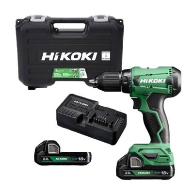 Perceuse Visseuse 18v 50nm Hikoki Ds18dawcz 2x2.0ah Li ion Avec Coffret De Transport