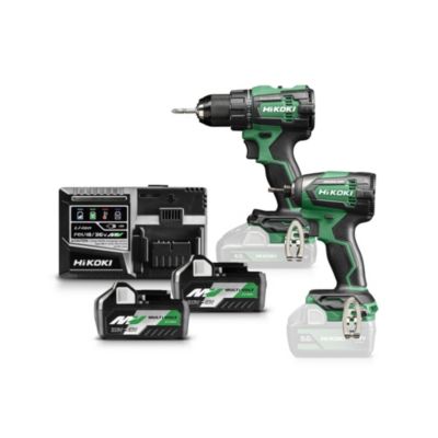 Perceuse-visseuse DS18DE et visseuse à  choc WH18DE sans fil Hikoki 2x18V -