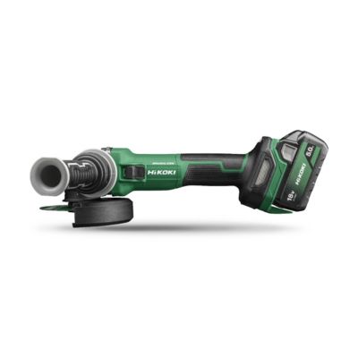 Meuleuse Ø125mm 18V ? 5Ah HIKOKI Brushless avec interrupteur autobloquant 2 batteries 5.0Ah G1813DVEWQZ