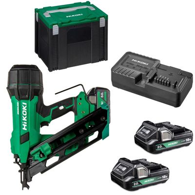 HiKOKI Cloueur 90mm-18v-5ah - Nr1890dcawqz -li-ion Brushless-tête En D Bande Papier - Hitcase Iv