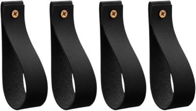 4pcs Armoires en cuir poignée bouton meubles commode armoire boutons tiroir porte tire