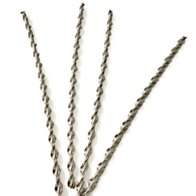 5 agrafes hélicoïdales (22cm x 8mm). Réparation de fissures, assemblage, couture et agrafage de joints. Acier inoxydable 304